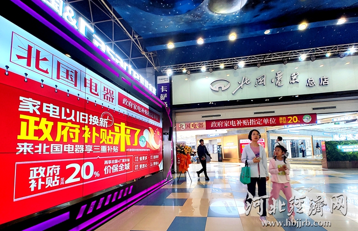 ”叠加“双11” 河北家电以旧换新累计销售额突破100亿龙8国际唯一网站深化“两新”工作 促进投资消费｜“国补(图4)